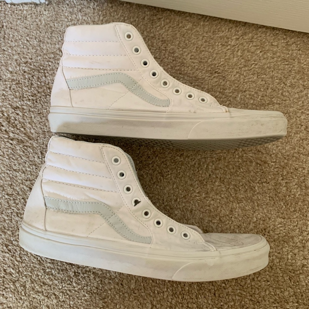 Men’s White High-Top Vans